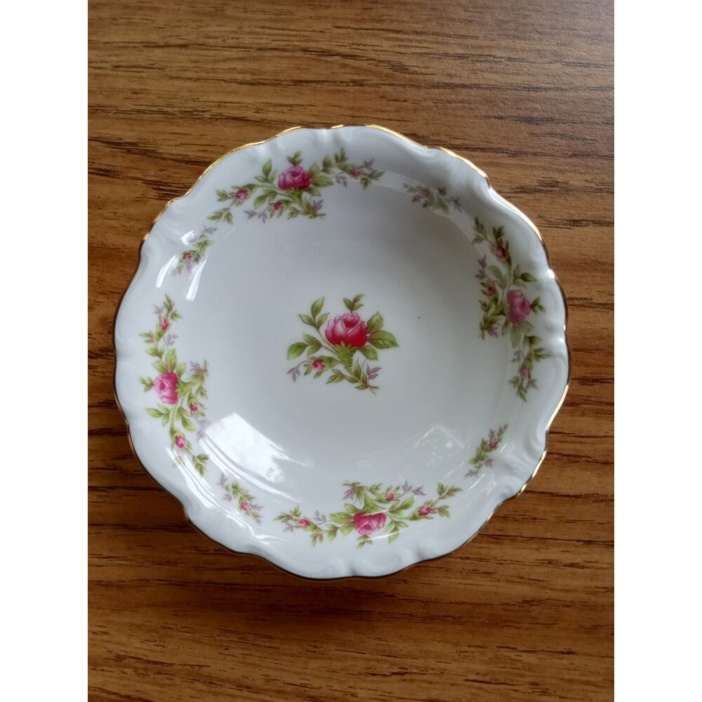 Lot of 6 Vintage Johann Haviland Moss Rose 5" Fruit/Dessert Bowl